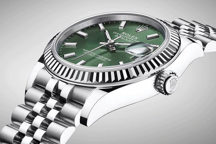 デイトジャスト 31 オイスター 31 mm オイスタースチール&ホワイトゴールド